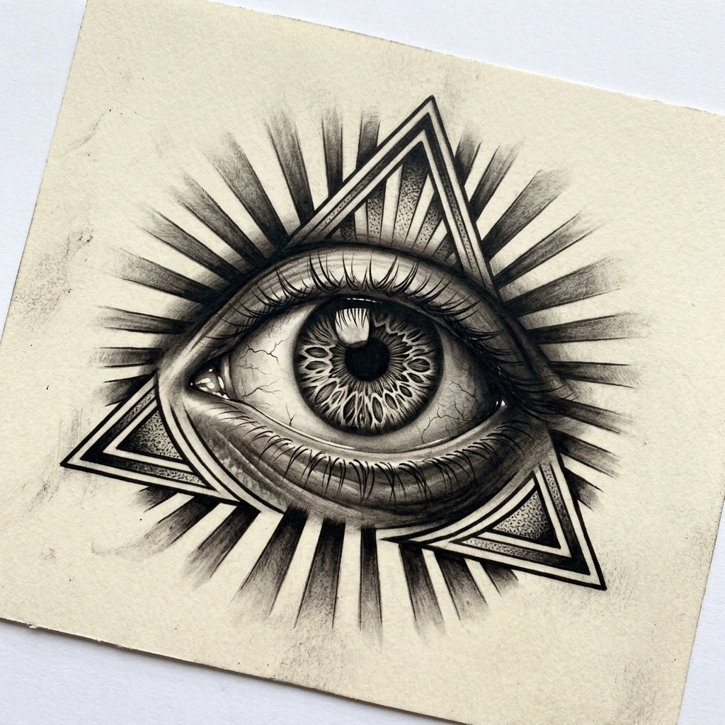 Eye Realism tattoo design
