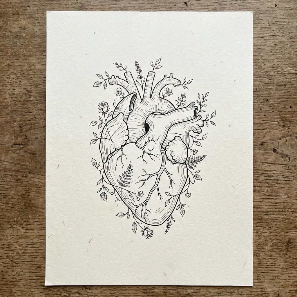 Heart Fine Line
