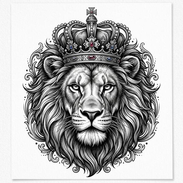 Leão com Coroa