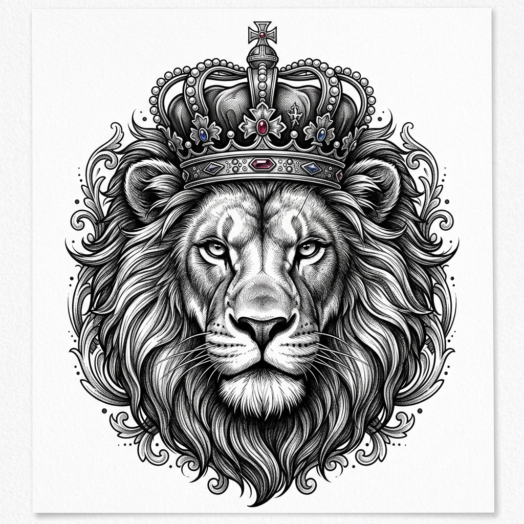 Leão com Coroa