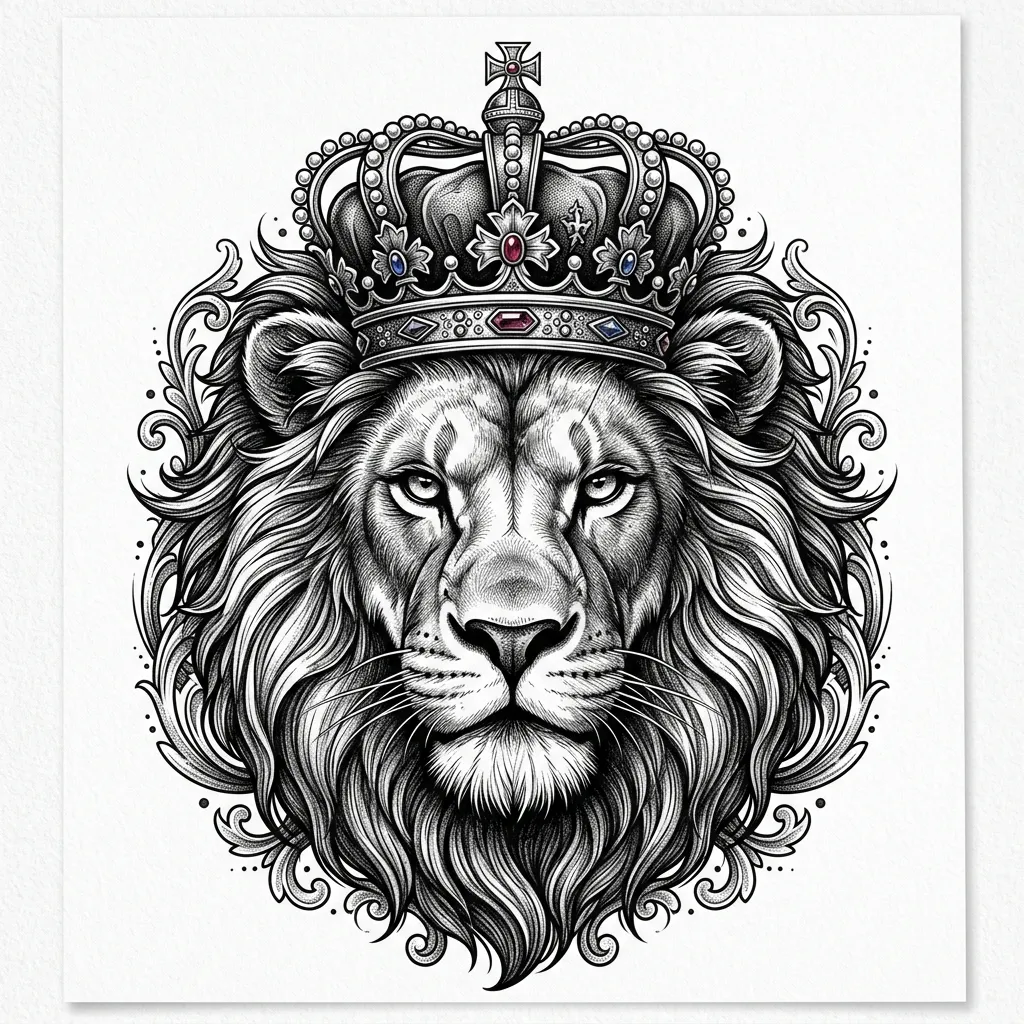Lion Realism Tattoo