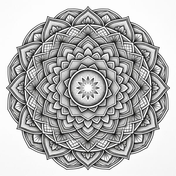 Mandala Dotwork