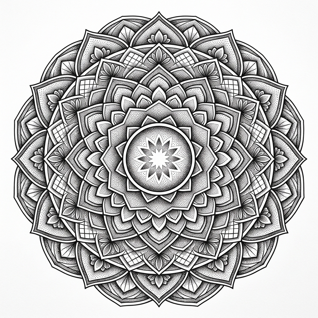 Mandala Dotwork