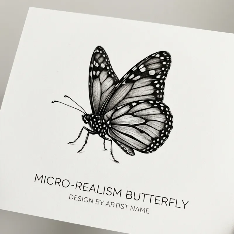 Micro Realism Butterfly