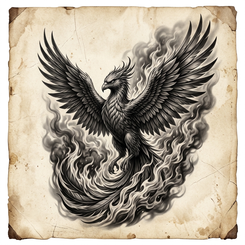 Phoenix Realism Tattoo