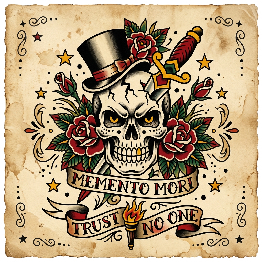 Skull Traditional Tattoo